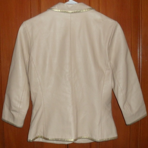 MARGARET GODFREY ULTRA SOFT LEATHER BLAZER JACKET! - Picture 3 of 6